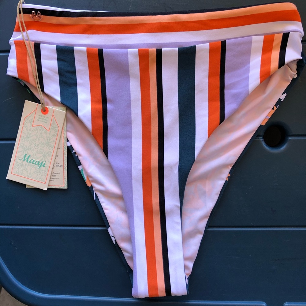 Maaji Suzy Q high waisted reversible bikini bottom